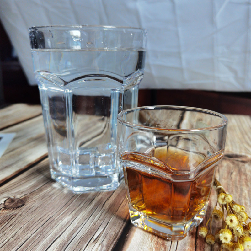 Kalite Transparent Square Bottom 10 Oz Whiskey Glasses For Home Fabrika