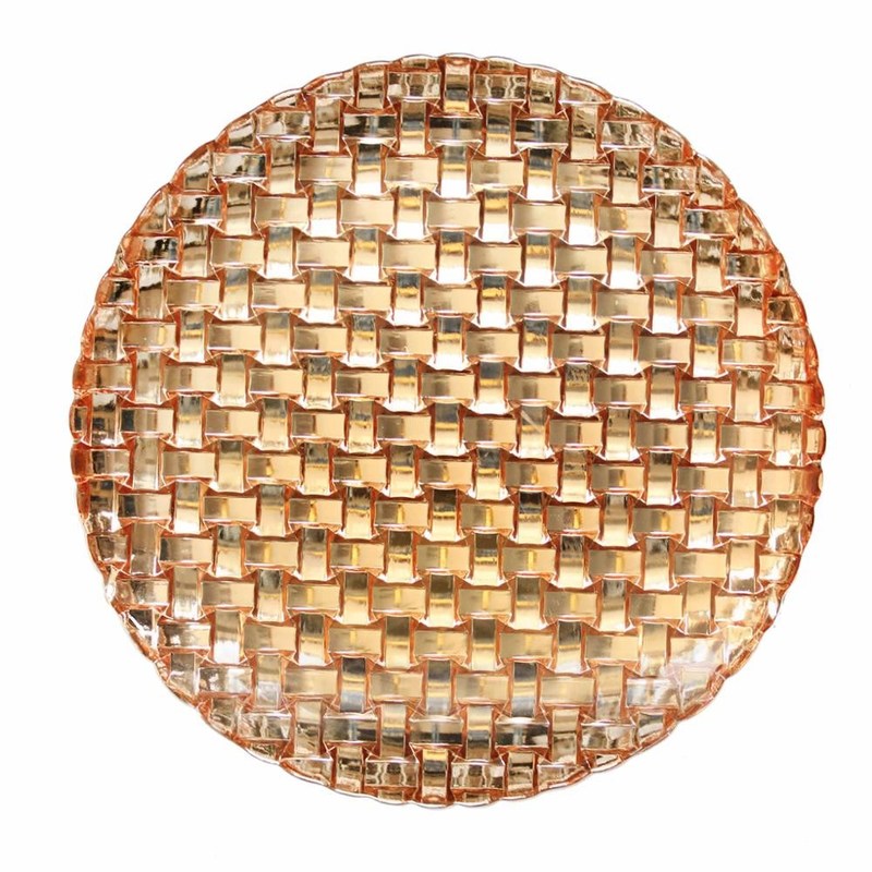 Kalite Glass Charger Platesm For Wedding Fabrika