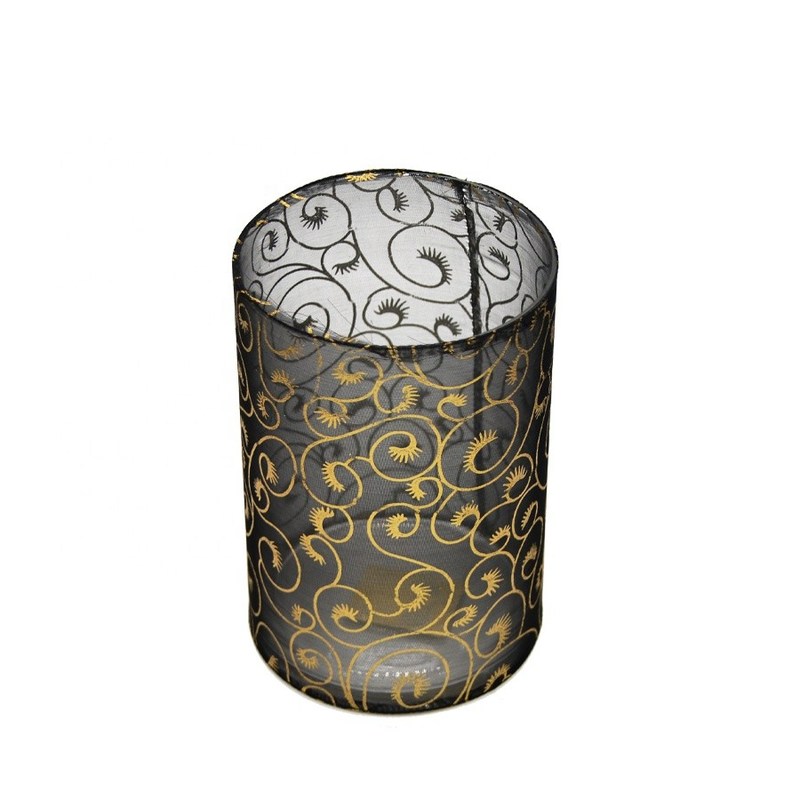 Kalite Decorative Handmade Silk Sleeve Coat Cylinder Candle Holders Fabrika