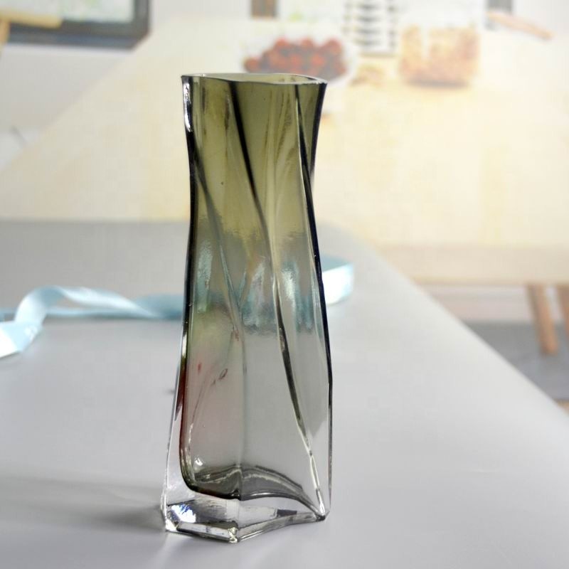 Kalite 3 Size Warped Grey Color Tall Centerpiece Vases Fabrika