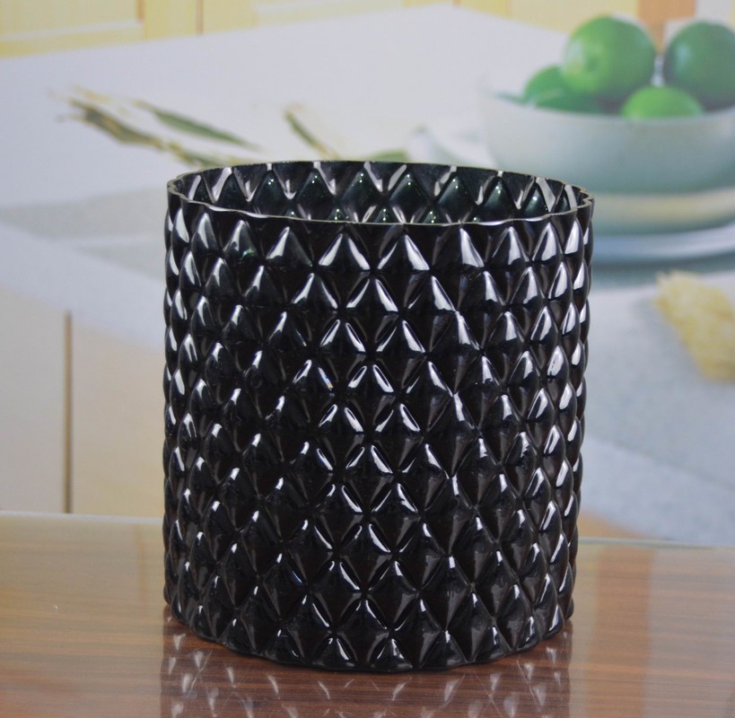 Kalite Emobossed Decorative Glass Vase Fabrika