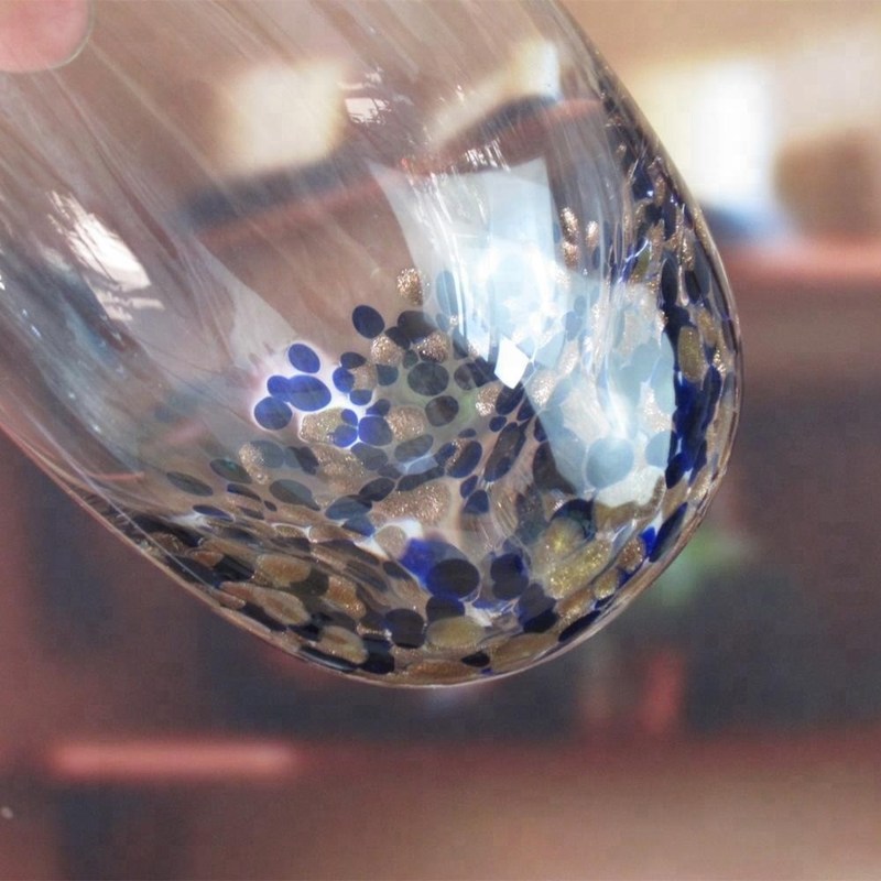 Kalite Gold Stone Bottom Glass SGS 300ml Handmade Whiskey Glass Fabrika