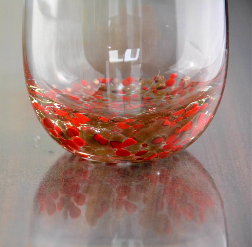 Kalite Gold Stone Bottom Glass SGS 300ml Handmade Whiskey Glass Fabrika