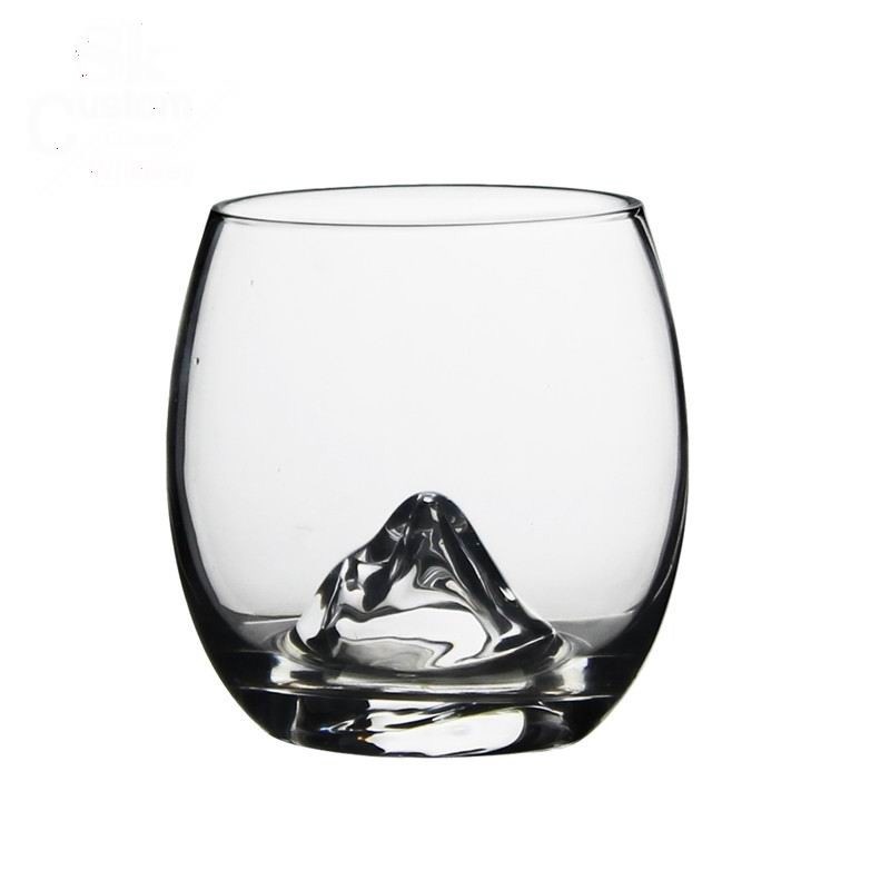Kalite Lead Free Crystal Ice Hill Bottom Handmade Whiskey Glass Fabrika