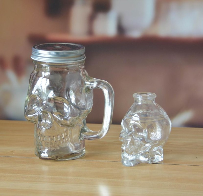 Kalite Customize Skull Shaped Unique Shot Glasses In Crystal Head Fabrika