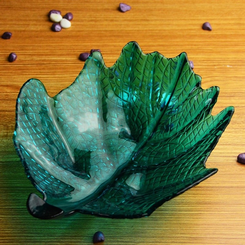 Kalite Maple Leaf Unique Decorative Charger Plates For Snack Fabrika