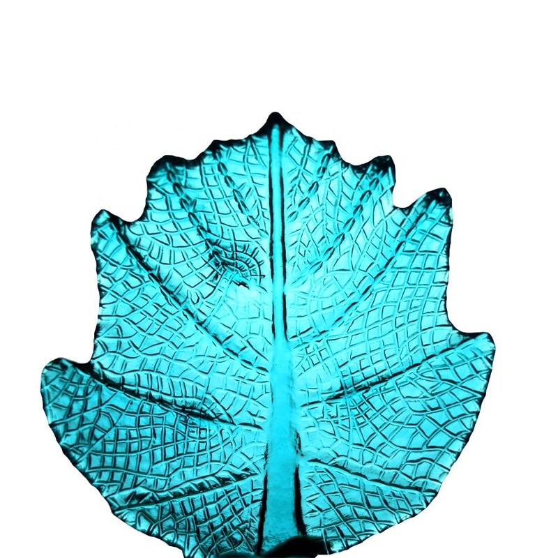 Kalite Maple Leaf Unique Decorative Charger Plates For Snack Fabrika