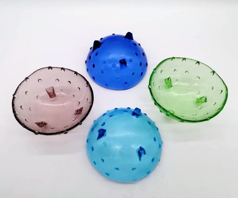 Kalite Unique 3 Feet Glass Charger Plates For Fruit And Dessert Fabrika