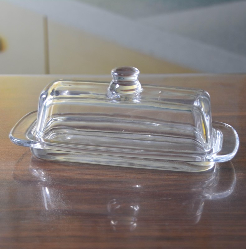 Kalite Rectangle Cake Glass Charger Plates With Cover Fabrika