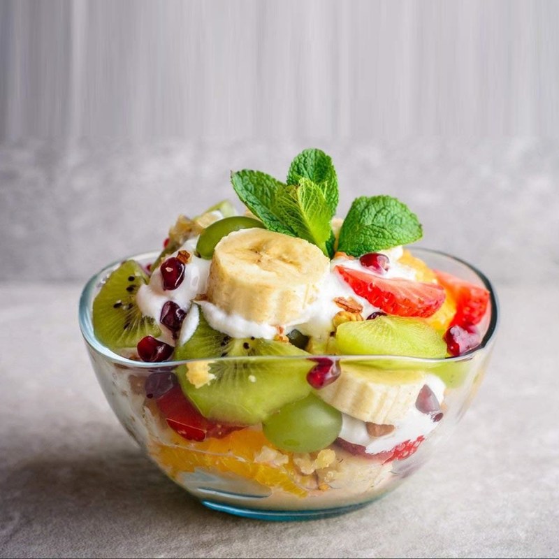 Kalite Transparent Durable Wave Rim Glass Charger Plates , Fruit Salad Glass Bowl Fabrika