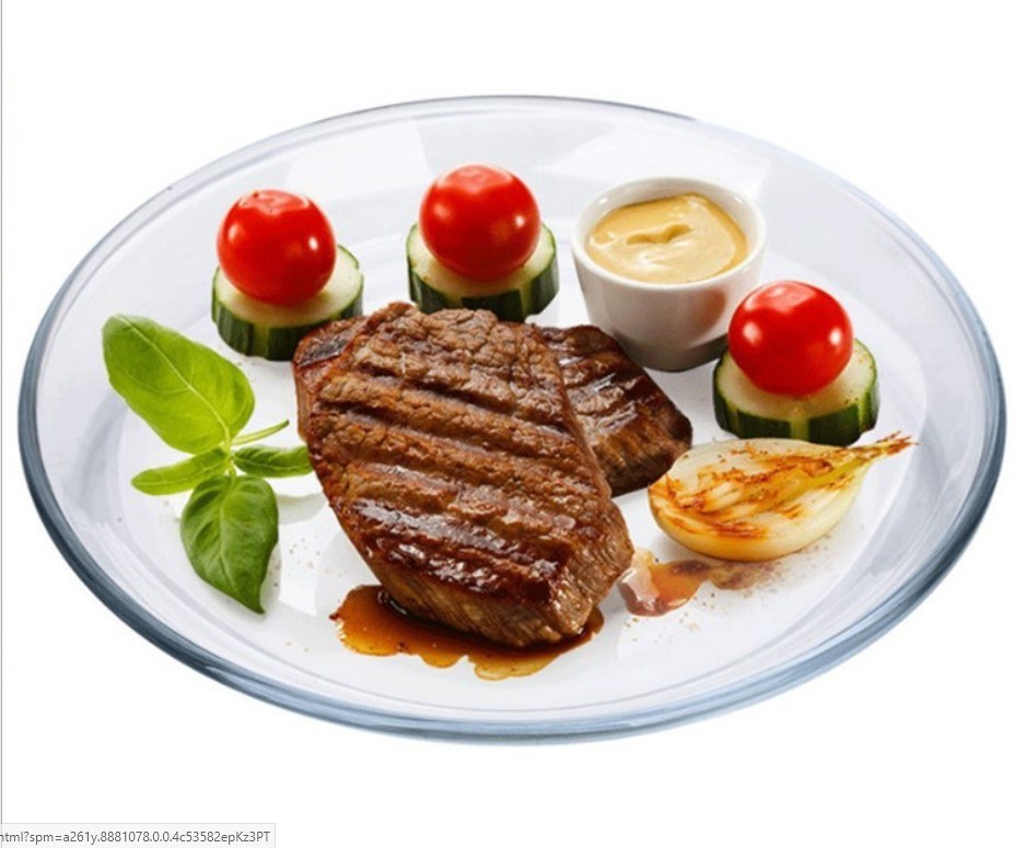 Kalite Heat Resistant Borosilicate Round Charger Plates For Micwave Fabrika