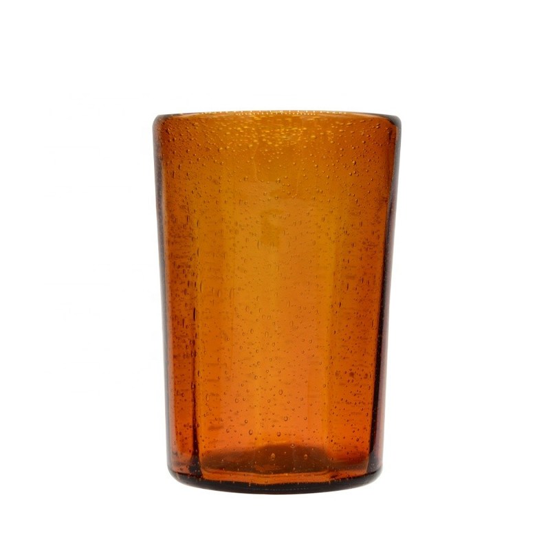 Kalite Round Thicker Wall Mexican Bubble Crystal Cocktail Glasses Fabrika