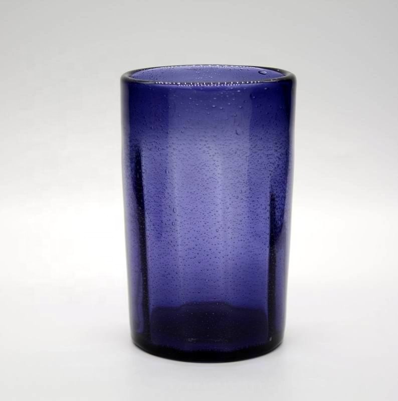 Kalite Round Thicker Wall Mexican Bubble Crystal Cocktail Glasses Fabrika