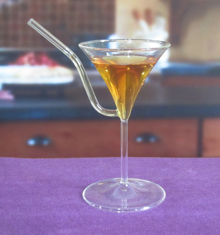 Kalite Borosilicate Vintage Cocktail Glasses With Straw Fabrika