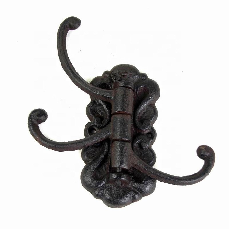 Kalite Vintage Black Iron Hooks Cast Iron Crafts For Entryway Fabrika