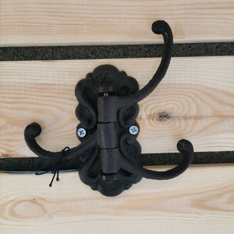 Kalite Vintage Black Iron Hooks Cast Iron Crafts For Entryway Fabrika