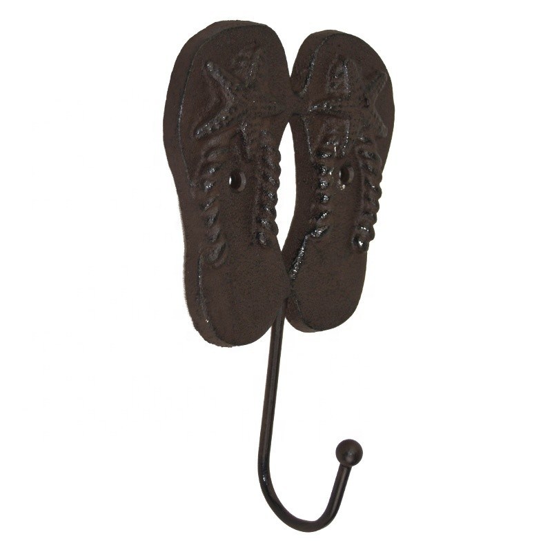 Kalite Home Decoration Wrought Iron Coat Hooks Cast Iron Crafts Fabrika