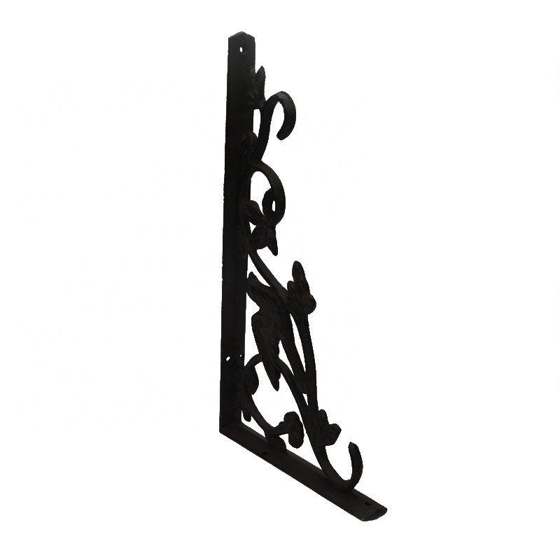 Kalite Vintage Classic Pattern Cast Iron Shelf Bracket For Shop Fabrika
