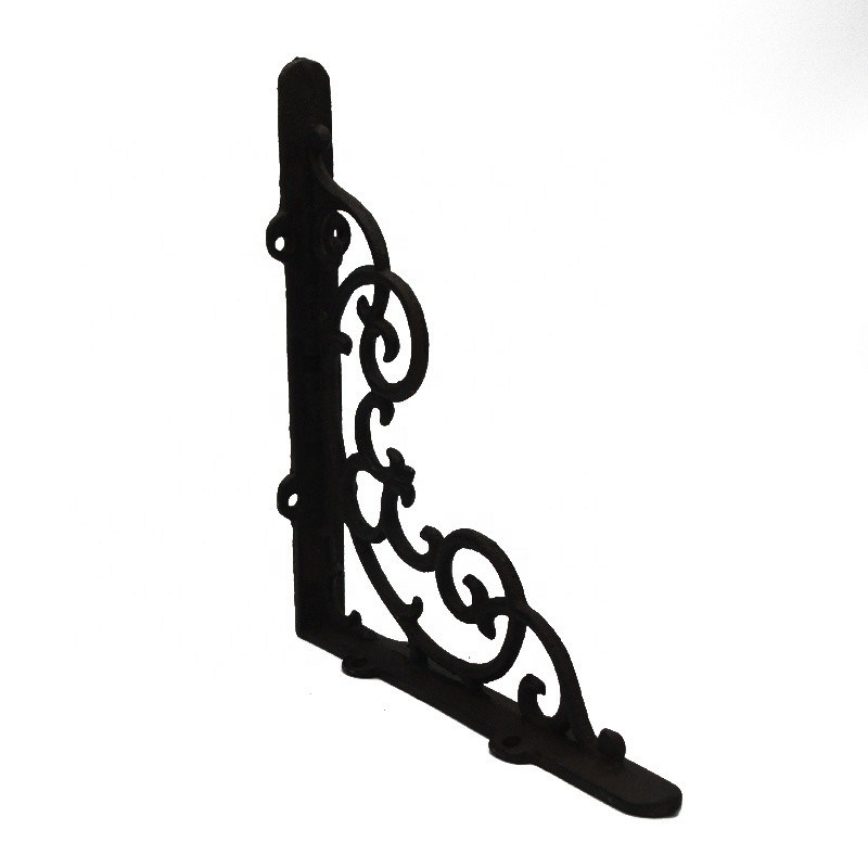 Kalite Vintage Classic Pattern Cast Iron Shelf Bracket For Shop Fabrika