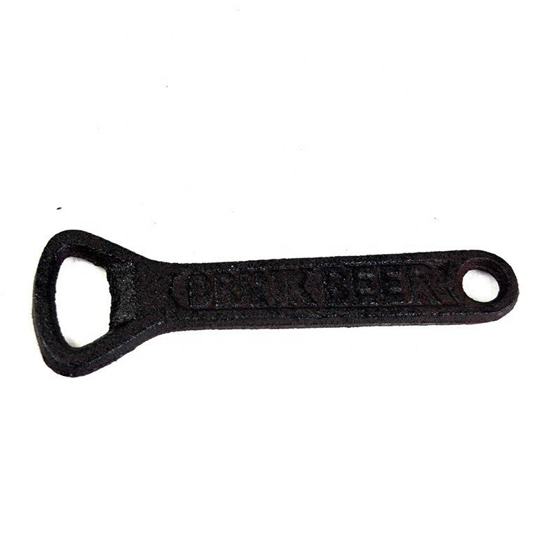 Kalite Exquisite Rustic Metal Bottle Opener Cast Iron Crafts Fabrika