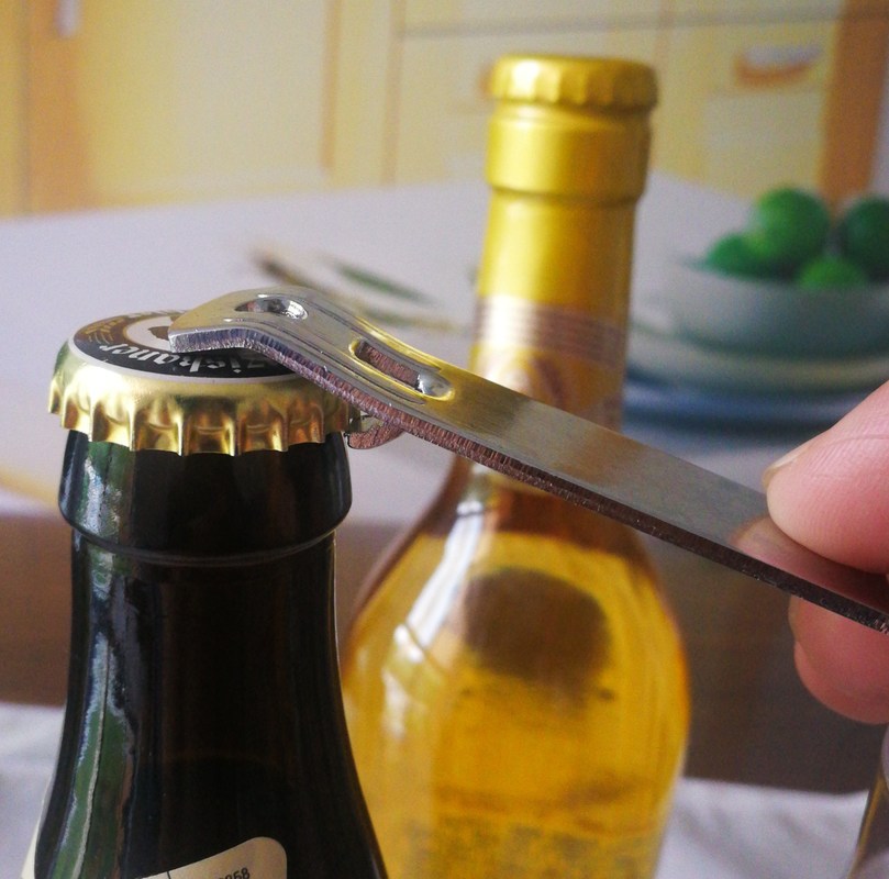 Kalite Embossed Brands Logo Vintage Stainless Steel Bottle Opener Fabrika