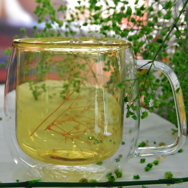 Kalite Large Capacity Double Layer Tumbler Drinking Glasses Fabrika