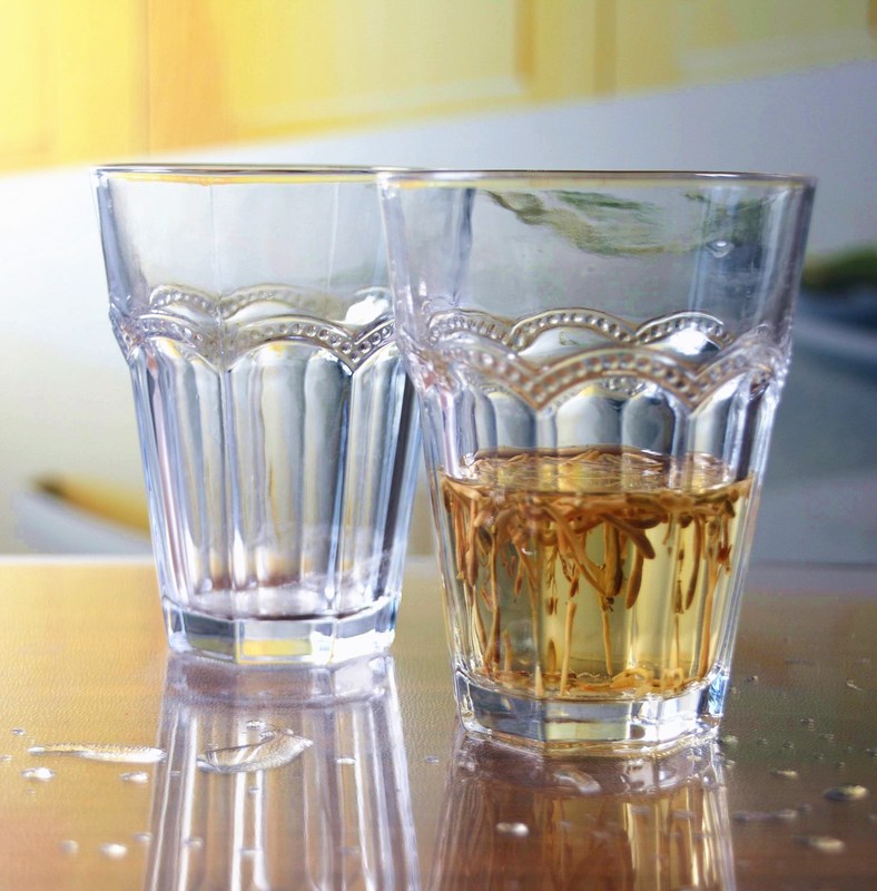 Kalite Stemless Embossed Multiple Tangent 10 Oz Glass Tumbler Fabrika