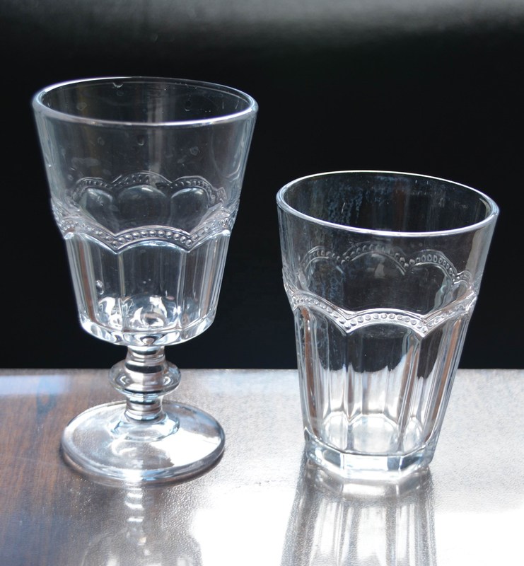 Kalite Stemless Embossed Multiple Tangent 10 Oz Glass Tumbler Fabrika