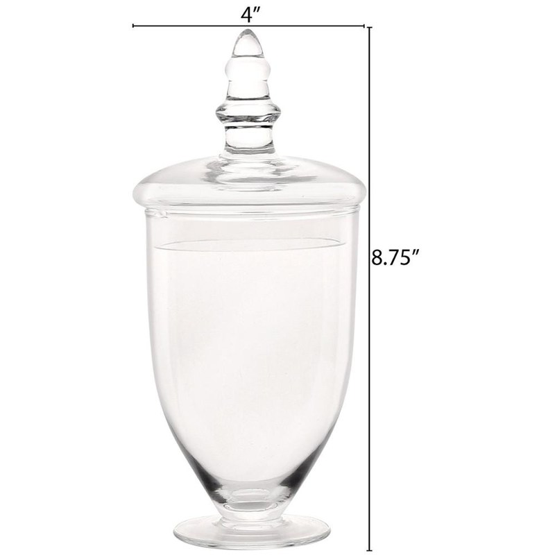 Kalite Multipurpose Set Of 3 Clear Glass Jars For Kitchen Fabrika