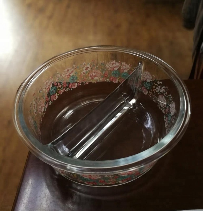 Kalite Two Pots Borosilicate Clear Glass Storage Jars , Glass Bowls With Lids Fabrika