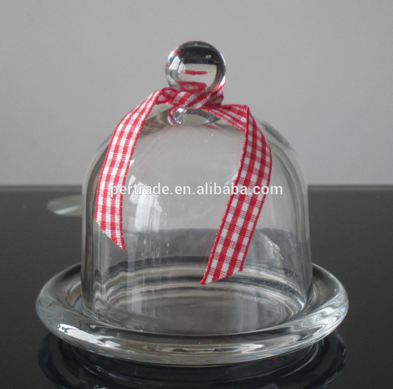 Kalite Transparent Oval Lead Free Glass Butter Keeper ,  Clear Butter Plate Fabrika