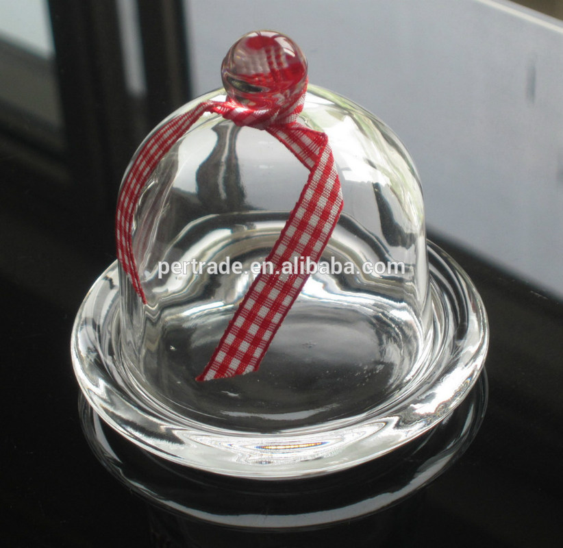 Kalite Transparent Oval Lead Free Glass Butter Keeper ,  Clear Butter Plate Fabrika