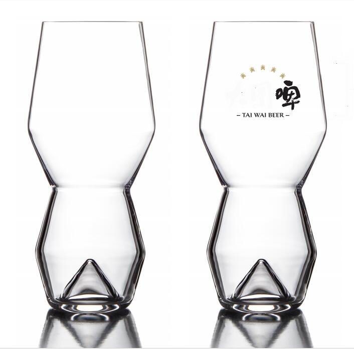 Kalite Unique Peak Bottom Ipa Glass Handmade Crystal Craft Beer Glasses Fabrika