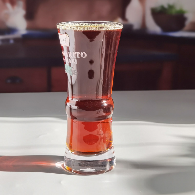 Kalite Highball Drinking Cocktail Crystal Glasses Handblown With Color Logo Fabrika