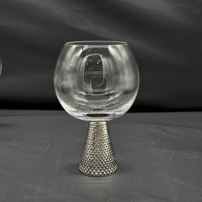 Kalite Electroplate Diamond Base Wine Glass Set Fabrika