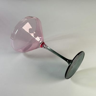 Kalite Hand-blow Color Gradient Wine Glass Set High Quality Crystal Wine Glass For Gift For Weeding Fabrika