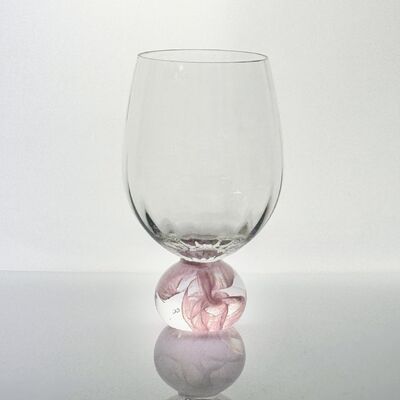 Kalite High Clarity Pink Cloud Crystal Wine Glass Set Designed for in Restaurants Bars and Wine Tasting Events Offering Superior Presentation Fabrika