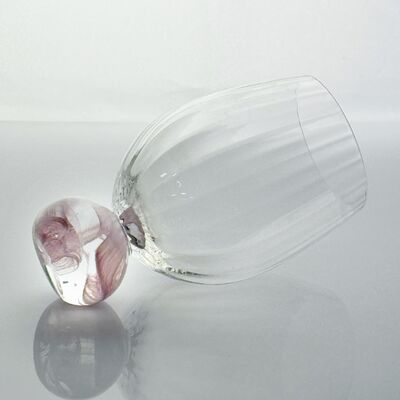 Kalite High Clarity Pink Cloud Crystal Wine Glass Set Designed for in Restaurants Bars and Wine Tasting Events Offering Superior Presentation Fabrika