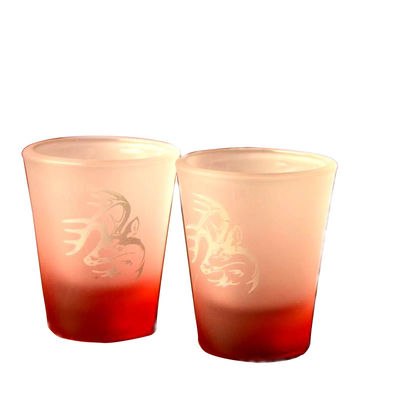 Kalite 2oz Tinting Color Frozen Matte Unique Shot Glasses Fabrika