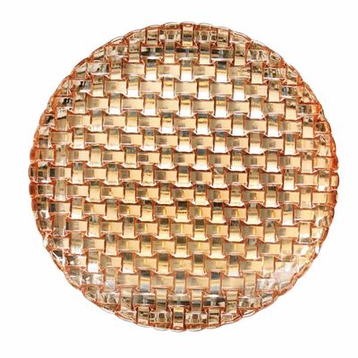 Kalite Glass Charger Platesm For Wedding Fabrika