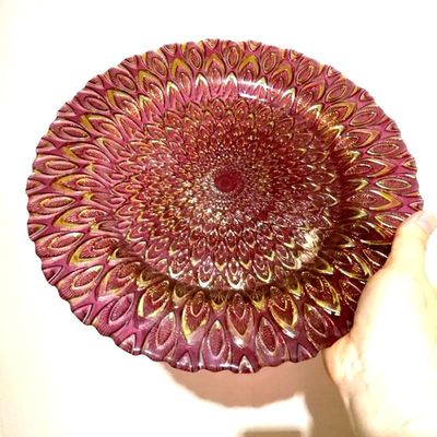 Kalite Glass Charger Platesm For Wedding Fabrika