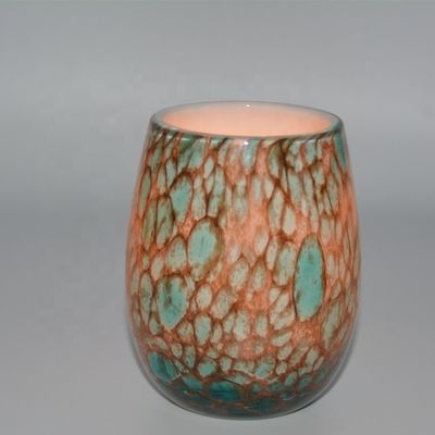 Kalite Turquoise Solid Color Votive Glass Candle Holders Fabrika