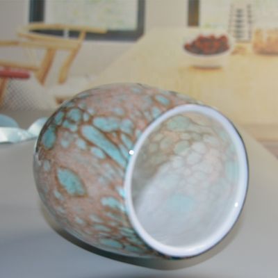 Kalite Turquoise Solid Color Votive Glass Candle Holders Fabrika