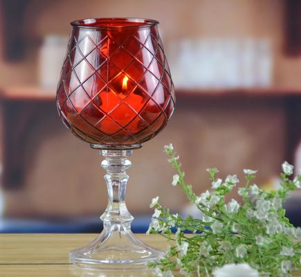 Kalite Handmade Ancient Pillar Candle Holders With Silver Foot Fabrika