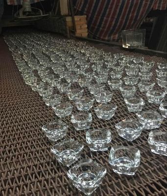 Kalite Mini Size Sqaure Glass Votive Candle Holders For Tealight Fabrika