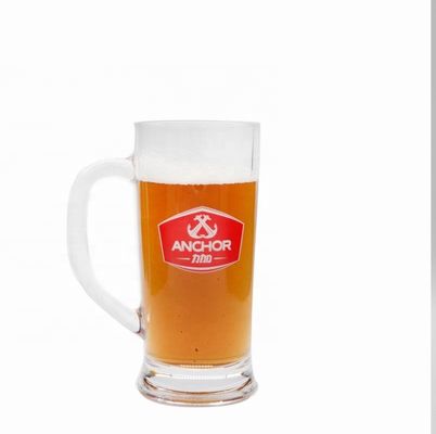 Kalite Promotion Branded 21 Oz Beer Glass Stein With Color Decal Fabrika
