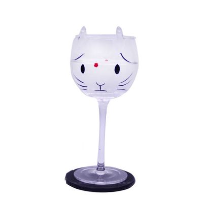 Kalite Cat Shaped 400ml Crystal Balloon 14 Oz Wine Glasses Fabrika