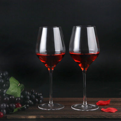 Kalite Hand Blowned Thin Wall Lead Free Crystal Wine Glass Fabrika