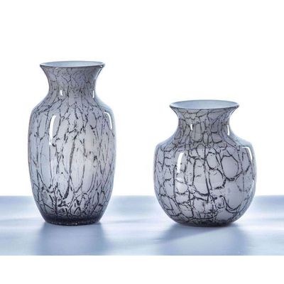 Kalite Marble Stripes Large Glass Vase Centerpieces Fabrika