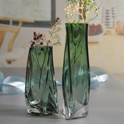 Kalite 3 Size Warped Grey Color Tall Centerpiece Vases Fabrika